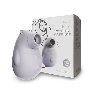DIBE CUTIE BABY - Estimulador Clitoriano com 7 Modos de Sucção Sonoro em Formato de Urso