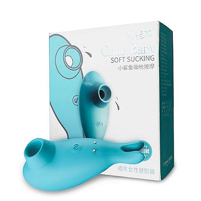 Sugador De Clitóris Sonoro em Formato de Baleia - DIBE CUTIE BABY