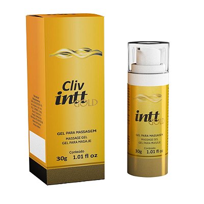 Cliv Intt Gold Gel Dessensibilizante Anal  Extra Forte 30G INTT Cosméticos