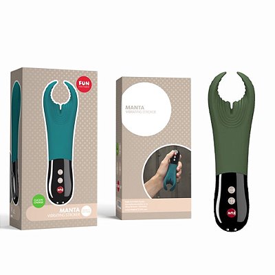 Vibrador Estimulador de Pênis com 12 Modos de Vibrações e Controle de Intensidade Manta Cor: Verde Musgo - Fun Factory