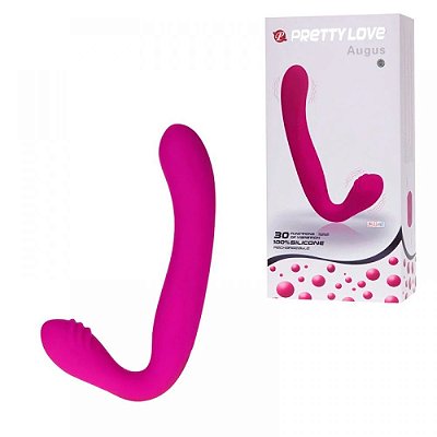 Vibrador Strapless Ponto G Feminino Duplo Recarregável - Pretty Love Augus