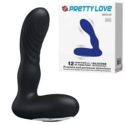 Vibrador Ponto G Massageador De Próstata Períneo - Pretty Love Brave