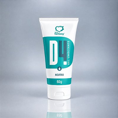 Gel Umectante Lubrificante Íntimo Neutro 60g – Aqua Gel D4 Sexy Fantasy