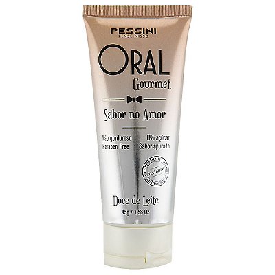 Gel Comestível Oral Gourmet Sabor No Amor Doce de Leite 35ml - Pessini - DOCE DE LEITE