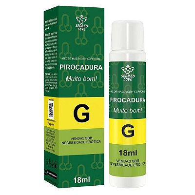 Gel Pirocadura Lubrificante E Retardante Efeito Que Aquece 18 ML - Segred Love