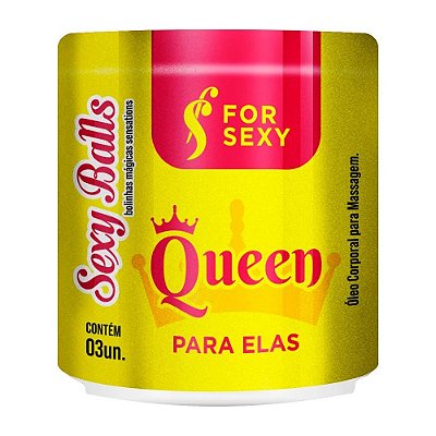 Bolinha Explosiva Queen Excitante Feminino  Aquecimento Vibração - For Sexy