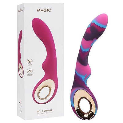 Vibrador Ponto G Com 10 Modos De Vibração E 5 Velocidades - Lealso My Tyrant Magic