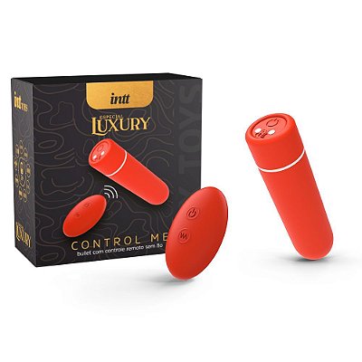 Vibrador Bullet  Controle Remoto Sem Fio 9 Vibrações - Intt Especial Luxury Control Me