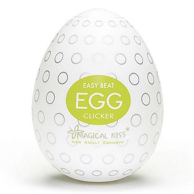 Masturbador Masculino em Formato de Ovo - Egg Clicker Easy One Cap - Magical Kiss