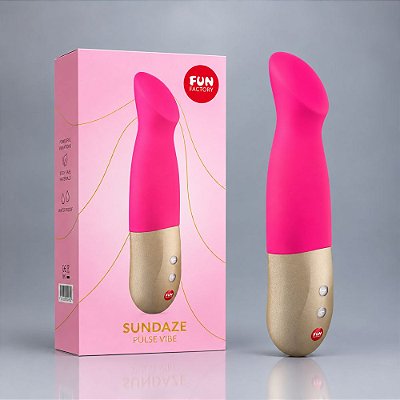 Vibrador e Pulsador Ponto G – Fun Factory Sundaze Rosa – Silicone Soft Touch