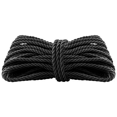 DOMINATRIXXX - Corda Shibari 50 Tons em Algodão - 10 METROS | Cor: Preto