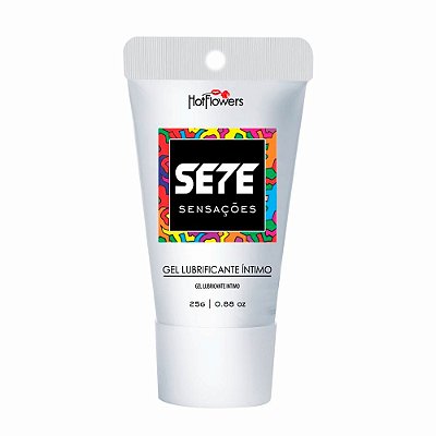 Gel Lubrificante Anestésico Anal com Sete 7 sensações em Bisnaga 25 gr - Hot Flowers