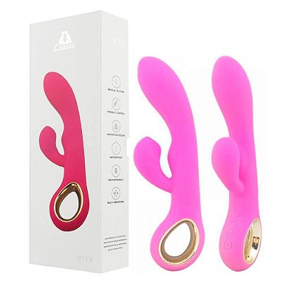Vibrador Ponto G E Clitóris 10 Modos Vibração 5 Velocidades Rosa - Lealso Miya My Blazing