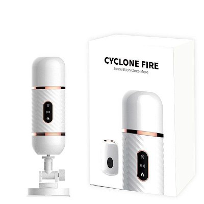 Máquina De Sexo Vai E Vem, Rotação, Auto Aquecimento - DIBE CYCLONE FIRE II.