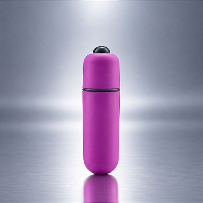 Cápsula Vibratória – Mini Bullet Massager Roxo – 10 Modos De Vibração Em ABS