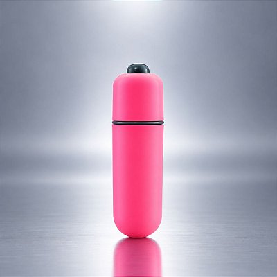 Cápsula Vibratória – Mini Bullet Massager Rosa – 10 Modos De Vibração Em ABS