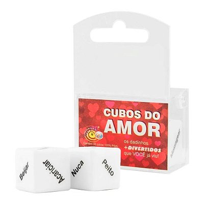 DIVERSÃO AO CUBO - Dados Eróticos Cubos do Amor - CONTÉM 2 DADOS