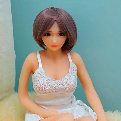 Boneca Realística Em Cyberskin Com Cabelo Castanhos, Seios Fartos, Vertebras Em Aço - MELISSA REAL DOLL