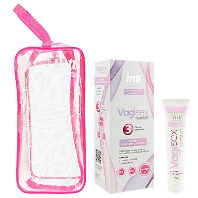 Vagisex Gel Lubrificante Hidratante Intravaginal 30g Com Necessaire Exclusiva - Intt