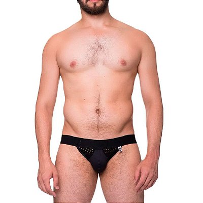 Cueca Jockstrap Furadinha 2 Preto - SD Clothing