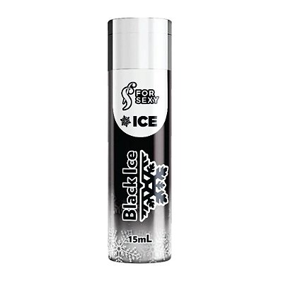 Gel Para Massagem Comestivel Sensação ICE 15mL Black Ice - FOR SEXY