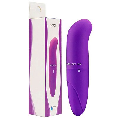 G-SPOT - Vibrador Personal Para Estimulação Do Ponto G Com Vibração Única - 11,8 X 2,5 CM | COR: Roxo