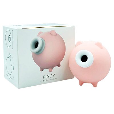 Estimulador de Clitóris com Sucção Rosa - S-Hande Piggy