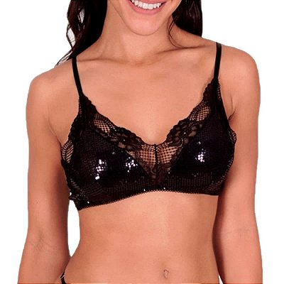 Sutiã Beliscão com Paetes Tamanho Único - Lingerie Sensualle