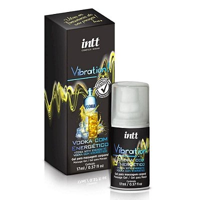 Gel Excitante Vibration Vodka que Vibra Power Extra Forte 17ml INTT