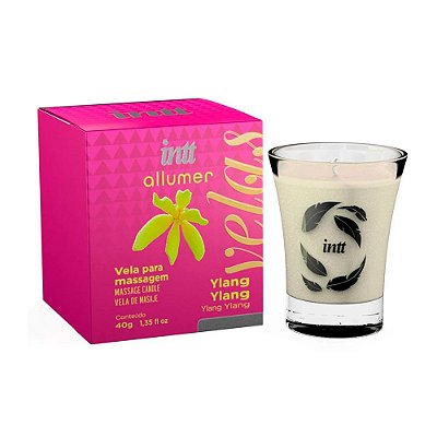 Vela Para Massagem Allumer Aromática Perfume Ylang Ylang 40g - INTT