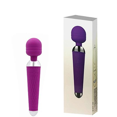 Massageador Corporal Recarregável Roxo - Good Vibe Toys