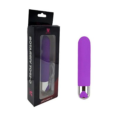 Vibrator G-Spot - Vibrador Personal Com 12 Modos De Vibração 13 X 2,5 Cm | Cor: Roxo