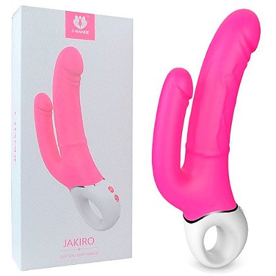 Vibrador Ponto G Com Plug Anal Em Forma De Glande 9 Modos De Vibração - S-Hande Jakiro