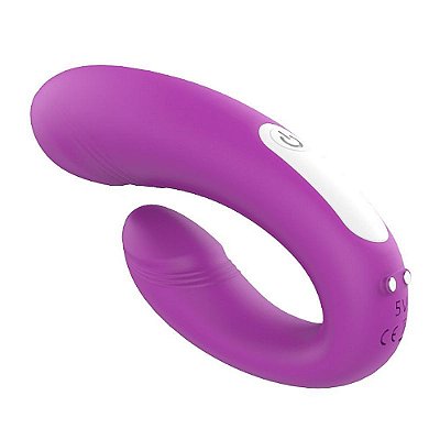 S-HANDE HEART SWEETY-RCT - Vibrador Casal Recarregável Em Silicone 9 Modos De Vibração e Controle Wireless 9,4 X 3,1 Cm