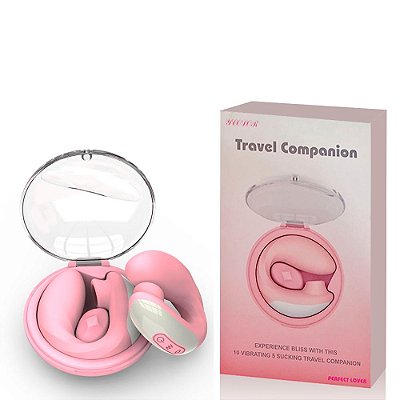 Vibrador Estimulador Ponto G e Clitóris - Travel Companion