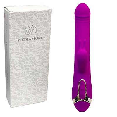 Vibrador Estimulador de Ponto G em Silicone Super Soft e 7 Modos de Vibrações - Wediamond