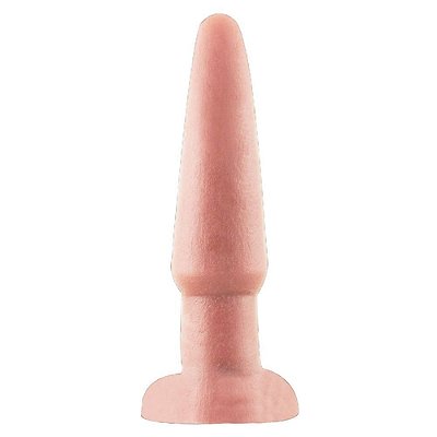 Plug Anal Básico Iniciante 9 x 2,3 cm Maciço | Cor: Claro