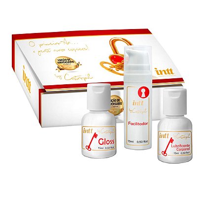 Kit Meu Primeiro Anal Com Dessensibilizante Gloss Anal E Lubrificante 3 Frascos com 15 ML - Edição de Aniversário - Intt