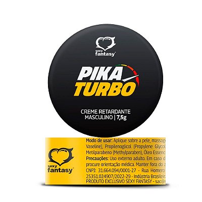 Pomada Retardante Masculino 7,5G - Sexy Fantasy Pika Turbo