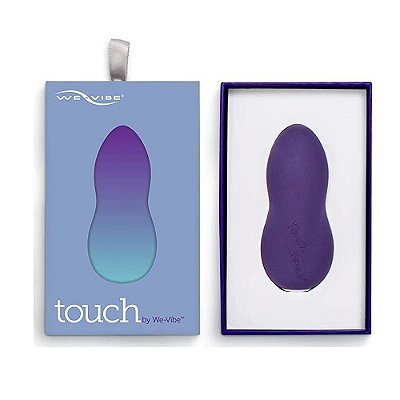 We-Vibe Touch - Massageador Recarregável em Silicone com 8 Modos de Vibrações, a Prova D'Água - 10 x 4,2cm | Cor: Roxo