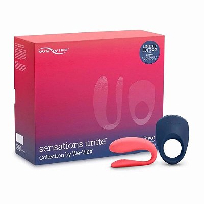 We-Vibe Collection Sensations Unite Pivot Vibrador Para Casais e Anel Peniano Vibratório Limited Edition