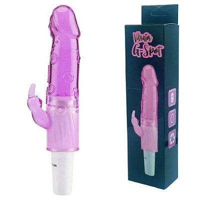 Vibrador Estimulador de Clitóris com Vibração Única Roxo - Vibrator G-Spot