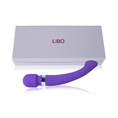 LIBO SCORPIO MASSAGE - Massageador Erótico Recarregável com 8 Modos De Vibração em Silicone A Prova D'Água - 25 X 4 CM