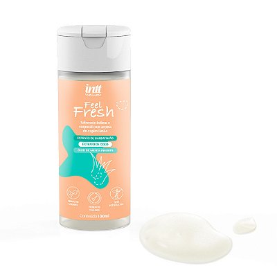 Sabonete Líquido Íntimo Capim Limão 100 ml - Intt Wellness Feel Fresh