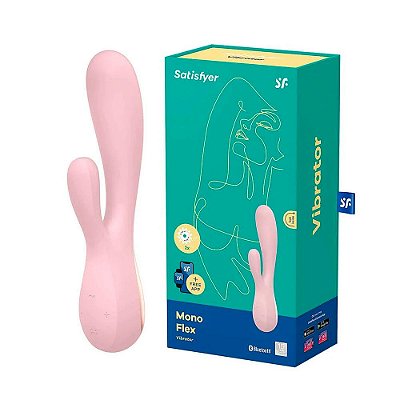 Vibrador Ponto G E Estimulador De Clitóris Com Controle Via App - Satisfyer Mono Flex.