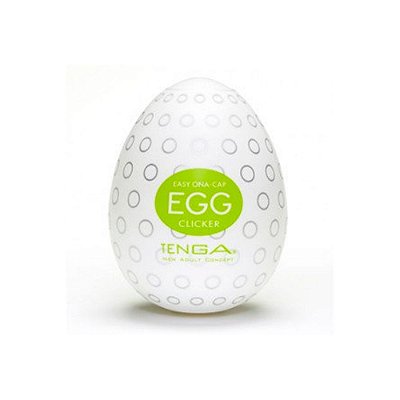 Egg Ona-Cap Tenga Clicker - Masturbador Masculino Em Formato De Ovo Com Textura Interna