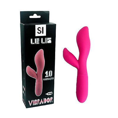 Youvibe Lelis - Vibrador Ponto G E Estimulador De Clitóris Com 10 Modos De Vibração | Cor: Rosa