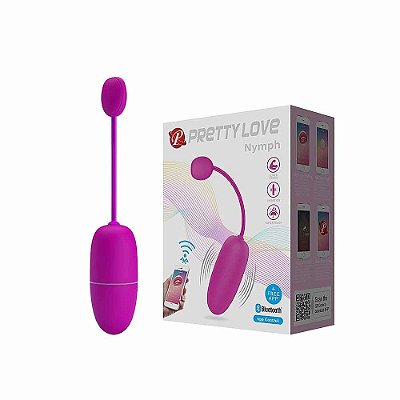 Vibrador Bullet 12 Modos Vibração E Controle Por Aplicativo - Pretty Love Nymph