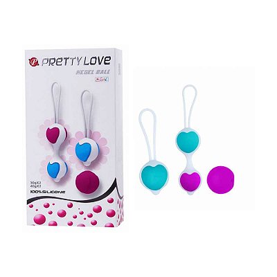 Bolas Para Pompoarismo Com Peso - Pretty Love Kegel Ball