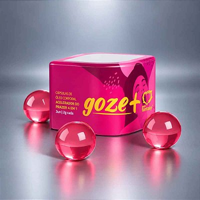 Cápsulas de Óleo Excitante Goze+ Sexy Fantasy – Acelerador de Prazer 4 em 1